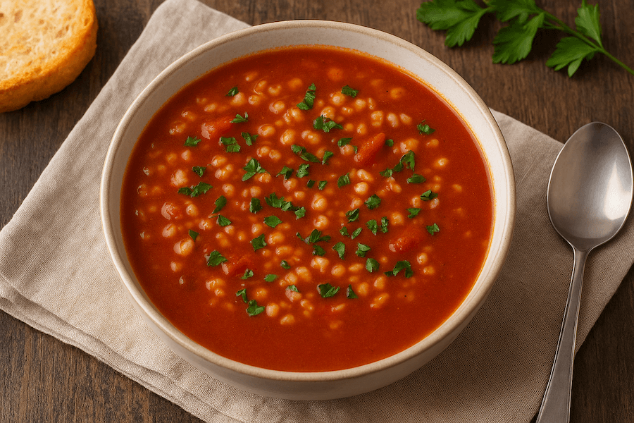 Tomato Barley Soup