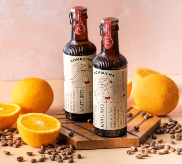 Coffee-Orange Kombucha